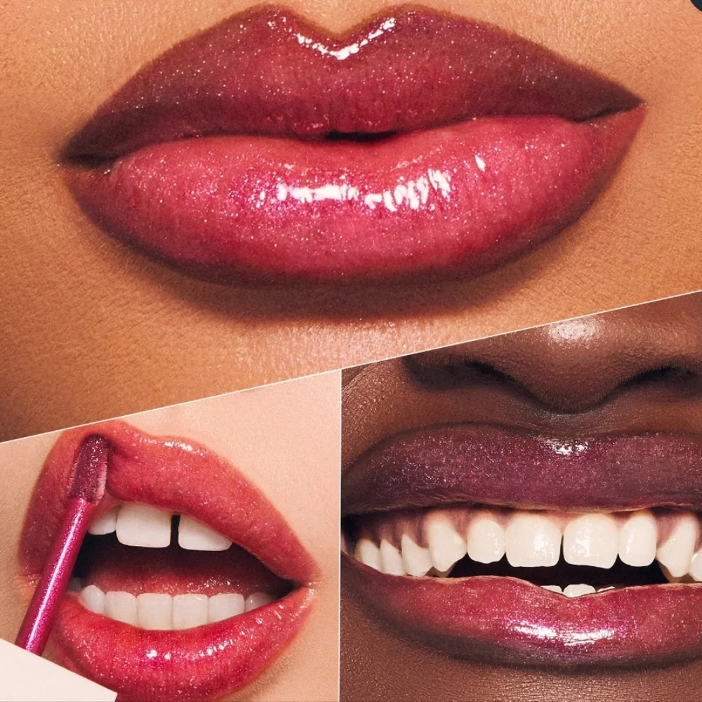 HALF MAGIC Drip Glitter Lip Gloss "No  Fux Fuchsia" - Picture 4 of 9